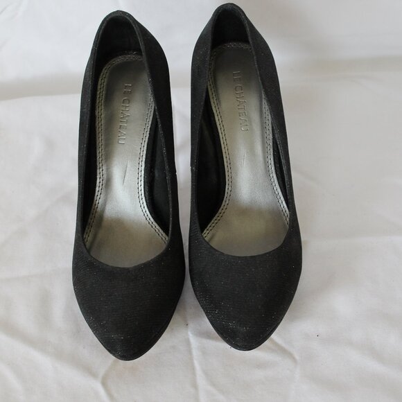 le chateau 6.5 US Black with silver sparkle - Picture 2 of 5